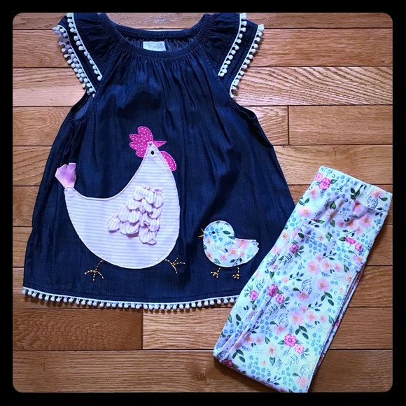 mud pie chicken outfit